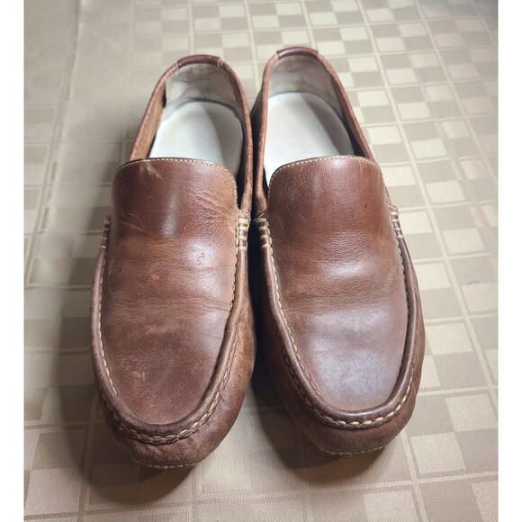 Cole Haan C11401 Brown Leather Driving Shoe Mocassins Men’s Size 11.5M - Picture 1 of 10